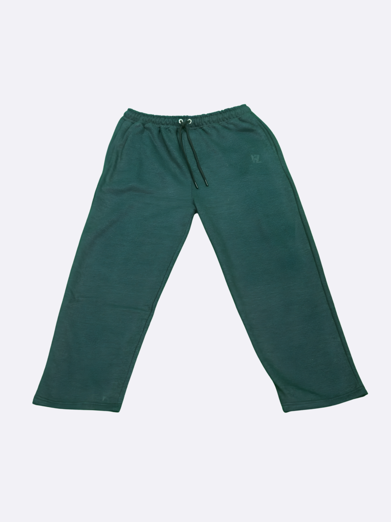 Hussanzaar Wide-Leg Essential Trouser – Black