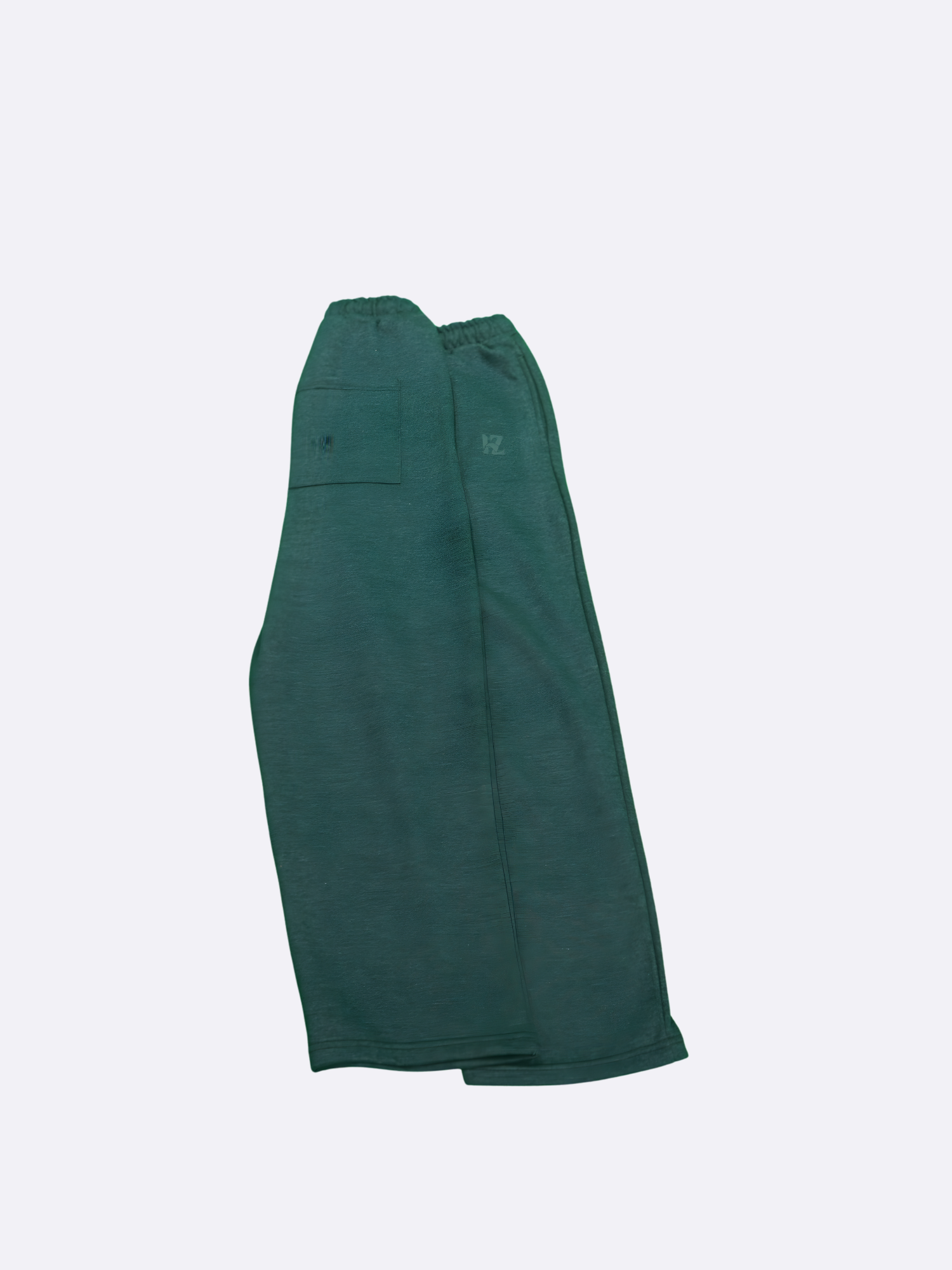 Hussanzaar Wide-Leg Essential Trouser – Black